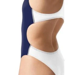 Akron Babbitt Evo Zwempak - Marineblauw/wit -Kledij Verkoop akron babbitt evo zwempak marineblauwwit 2