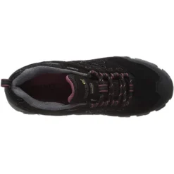 Regatta Dames/dames Holcombe IEP Lage Wandelschoenen (Jet Zwart/Antique Roze) -Kledij Verkoop damesdames holcombe iep lage wandelschoenen jet zwartantique roze 3