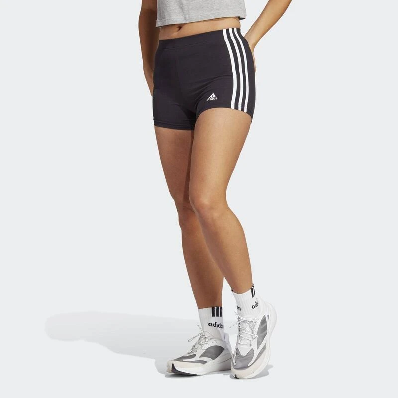 ADIDAS Essentials 3-Stripes Single Jersey Booty Short 1 ADIDAS Essentials 3-Stripes Single Jersey Booty Short