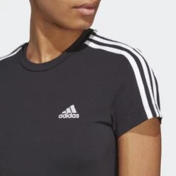 ADIDAS Essentials 3-Stripes T-shirtjurk 8 ADIDAS Essentials 3-Stripes T-shirtjurk -Kledij Verkoop essentials 3 stripes t shirtjurk 3