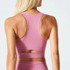 Sportbeha Voor Fitness 540 Crop Top Gemiddelde Ondersteuning 7 Sportbeha Voor Fitness 540 Crop Top Gemiddelde Ondersteuning -Kledij Verkoop fitnessbeha 540 gemiddelde ondersteuning roze 2