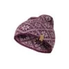Gebreide Muts Van Wol Freya Red Cabbage - One Size - Rood