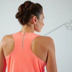 HARDLOOPTOP VOOR DAMES KIPRUN LICHTE EN ADEMENDEND LIGHT 12 HARDLOOPTOP VOOR DAMES KIPRUN LICHTE EN ADEMENDEND LIGHT -Kledij Verkoop hardlooptop voor dames light koraalrood 4