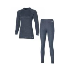 Heatkeeper Thermo Dames Basic Broek/shirt Set Antraciet