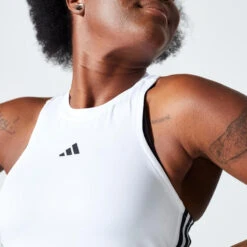 ADIDAS Topje Voor Cardiofitness Dames Wit -Kledij Verkoop topje voor cardiofitness dames wit 3