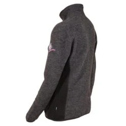 Vest Mila FZ Voor Dames Van Wol - Graphite Marl - Grijs -Kledij Verkoop vest mila fz voor dames van wol graphite marl grijs 2