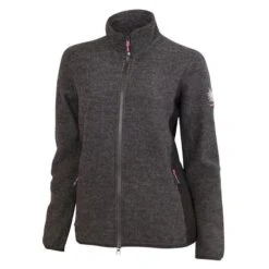 Vest Mila FZ Voor Dames Van Wol - Graphite Marl - Grijs