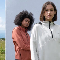 Quechua Wandelfleece Dames MH500 Met Capuchon -Kledij Verkoop wandelfleece dames mh500 met capuchon 10