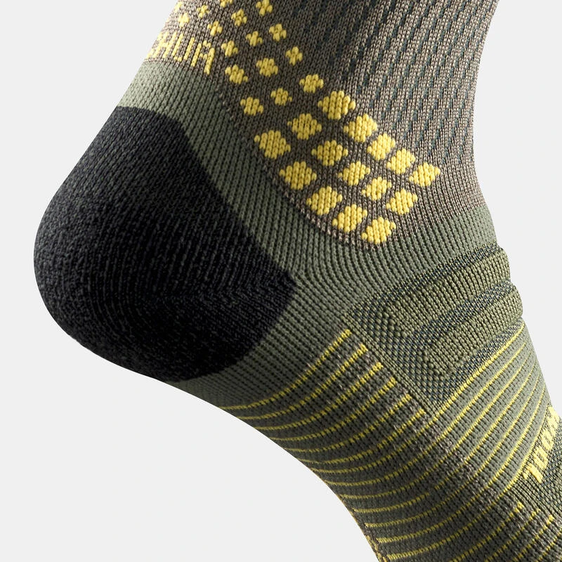 Quechua Wandelsokken Hike 900 HIGH Kaki 2 Paar 5 Quechua Wandelsokken Hike 900 HIGH Kaki 2 Paar - Afbeelding 5