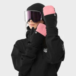 Wanten Wintersport SIROKO Pitztal Pink Zwart Heren -Kledij Verkoop wanten wintersport siroko pitztal pink zwart heren 3