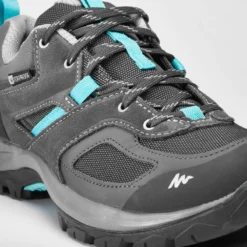 Quechua Waterdichte Bergwandelschoenen Voor Dames MH100 -Kledij Verkoop waterdichte bergwandelschoenen voor dames mh100 grijsblauw 5