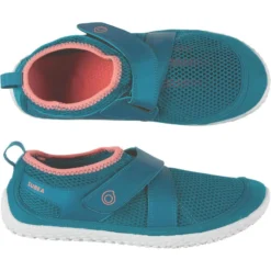 Waterschoenen Met Klittenband Volwassenen Aquashoes 500 -Kledij Verkoop waterschoenen met klittenband volwassenen aquashoes 500 blauw roze 2